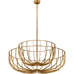 Sanchi X-Large Two Tier Chandelier - Visual Comfort Modern 10