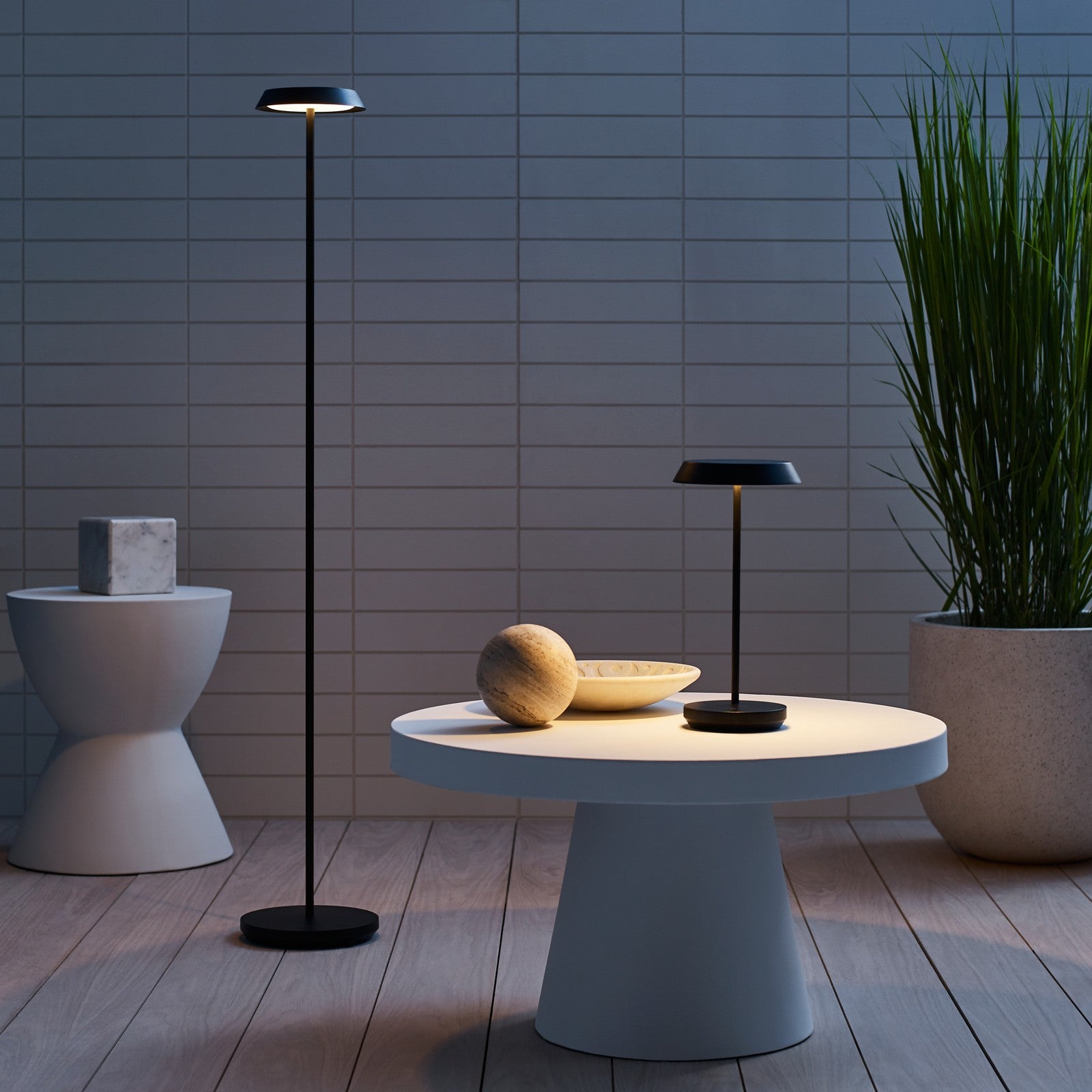 Tepa Medium Rechargeable Floor Lamp - Visual Comfort Modern 21