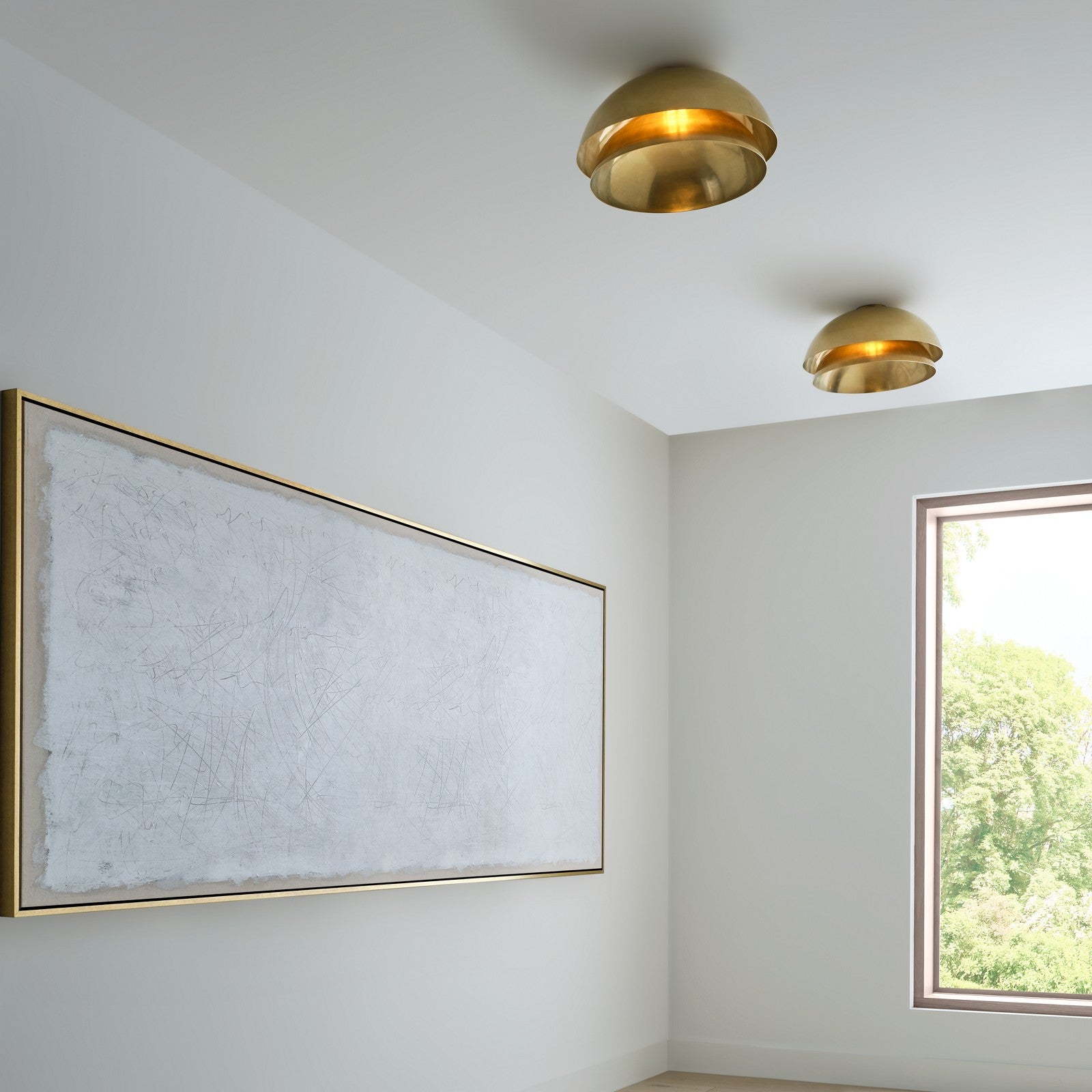 Shanti Large Flush - Visual Comfort Modern 16