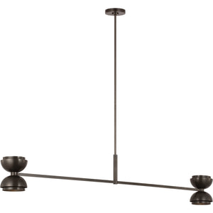 Shanti X-Large Linear Chandelier - Visual Comfort Modern 1