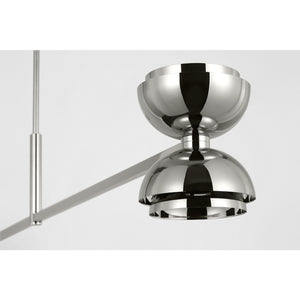 Shanti X-Large Linear Chandelier - Visual Comfort Modern 6
