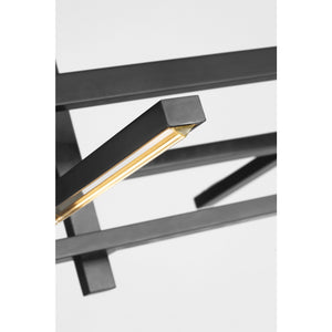 Cityscape Stacked X-Large Linear Chandelier - Visual Comfort Modern 5