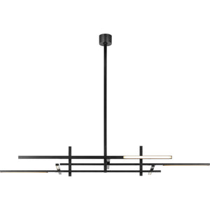 Cityscape Stacked X-Large Linear Chandelier - Visual Comfort Modern 1