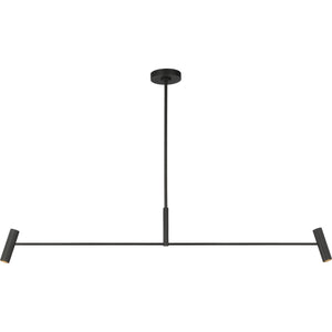 Ponte Large Linear Chandelier - Visual Comfort Modern 2