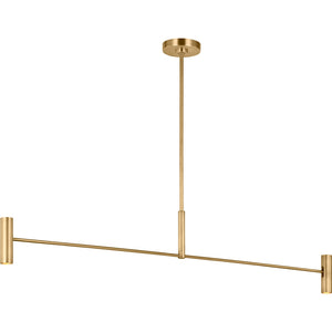 Ponte Large Linear Chandelier - Visual Comfort Modern 6