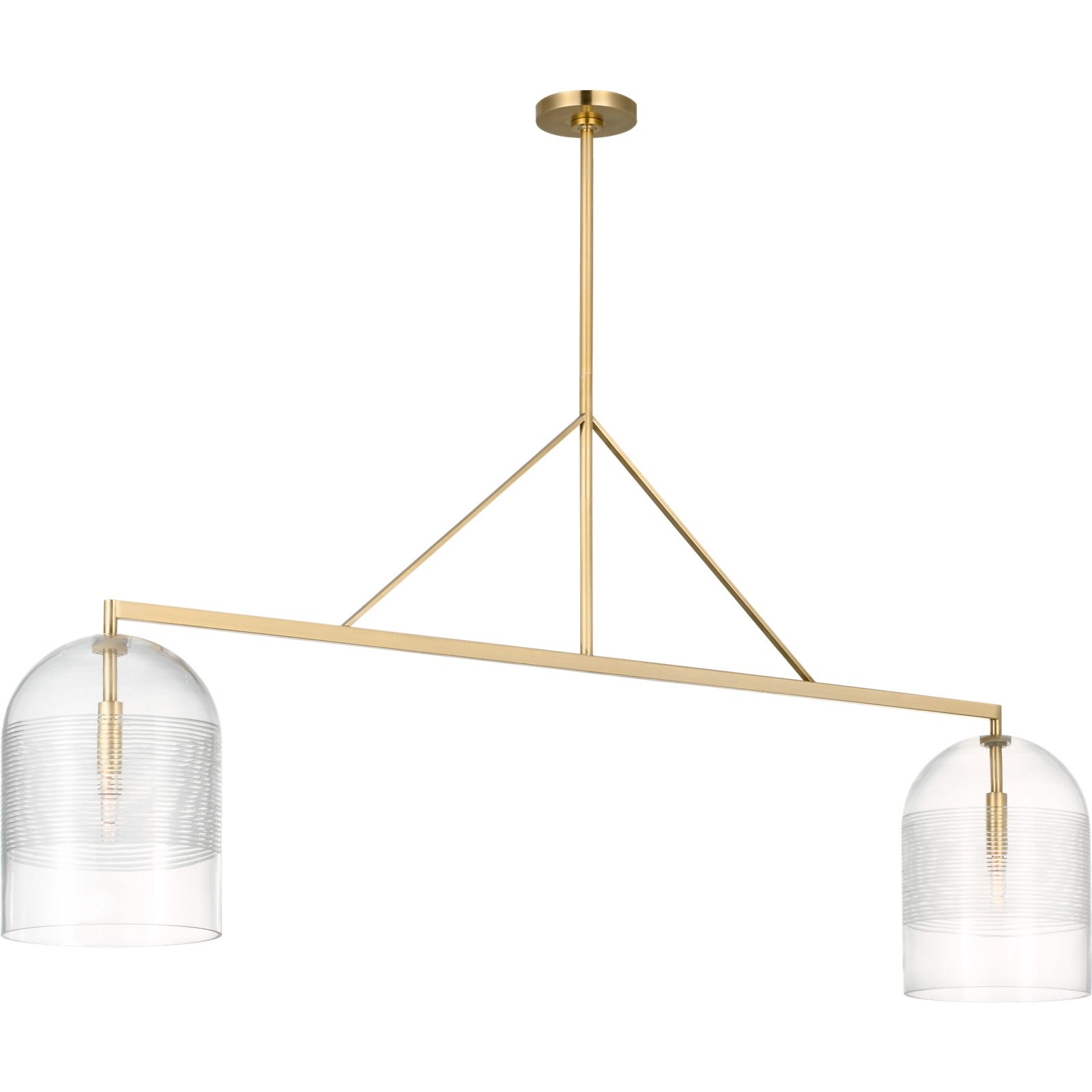 Leano 61 Linear Chandelier - Visual Comfort Modern 5