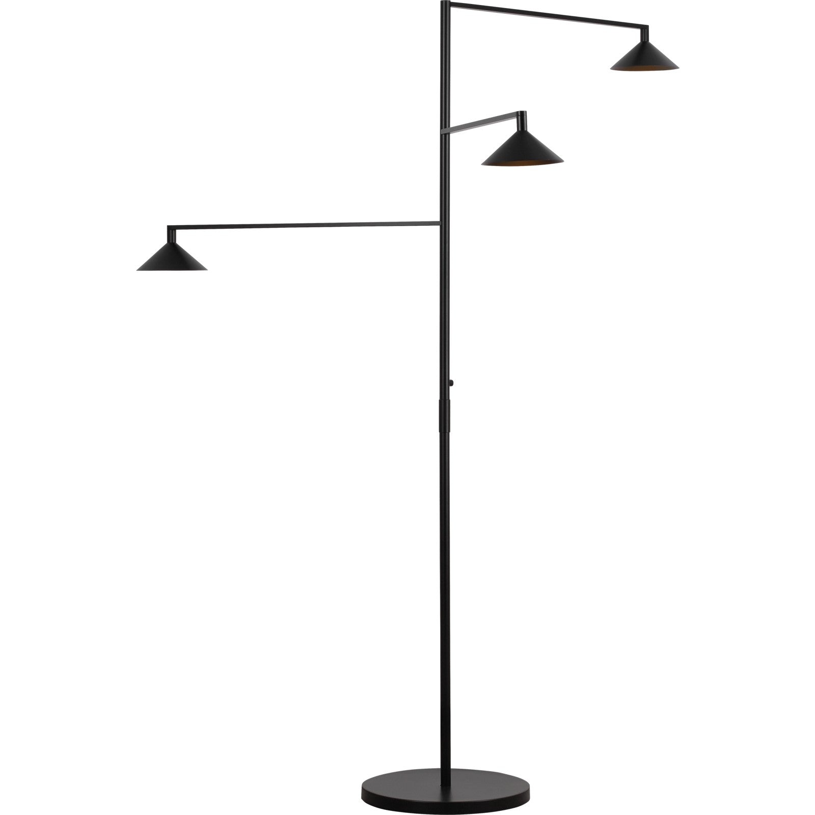 Mill 3-Light Outdoor Grande Floor Lamp - Visual Comfort Modern 3
