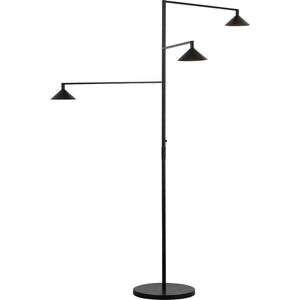 Mill 3-Light Outdoor Grande Floor Lamp - Visual Comfort Modern 3