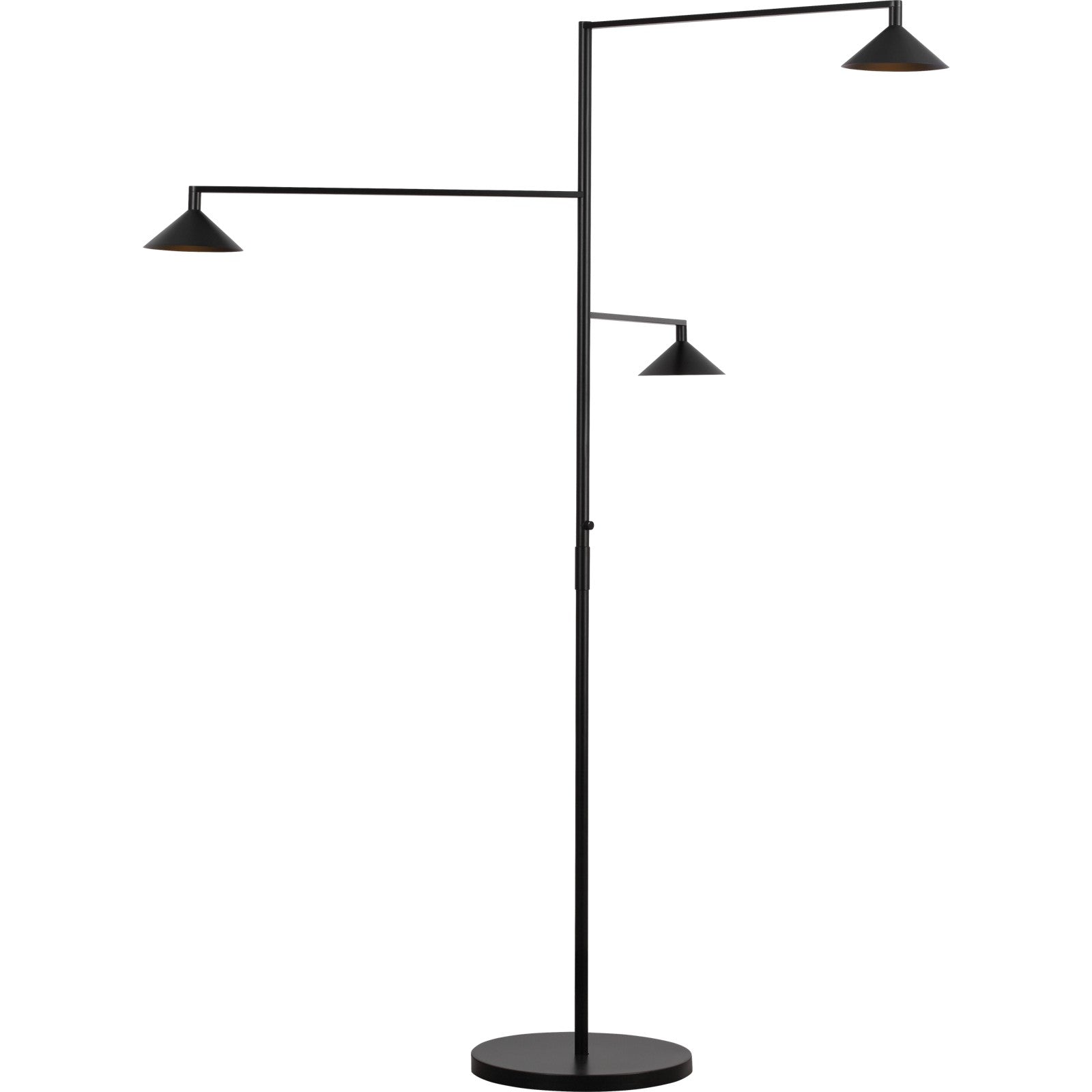 Mill 3-Light Outdoor Grande Floor Lamp - Visual Comfort Modern 1