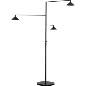 Mill 3-Light Outdoor Grande Floor Lamp - Visual Comfort Modern 1