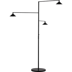 Mill 3-Light Outdoor Grande Floor Lamp - Visual Comfort Modern 4