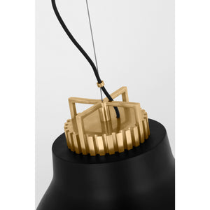 Forge Medium Tall Pendant - Visual Comfort Modern 2