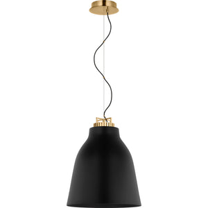 Forge Medium Tall Pendant - Visual Comfort Modern 1