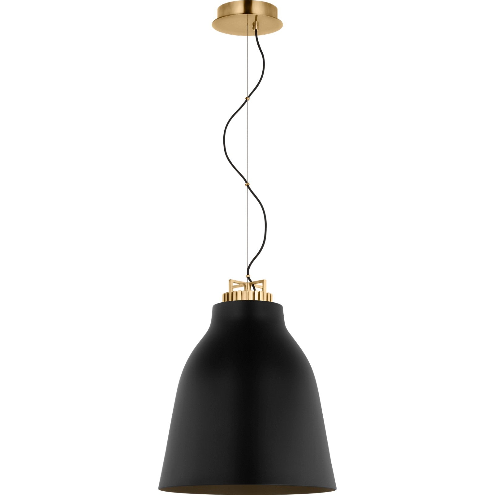 Forge Medium Tall Pendant - Visual Comfort Modern 4