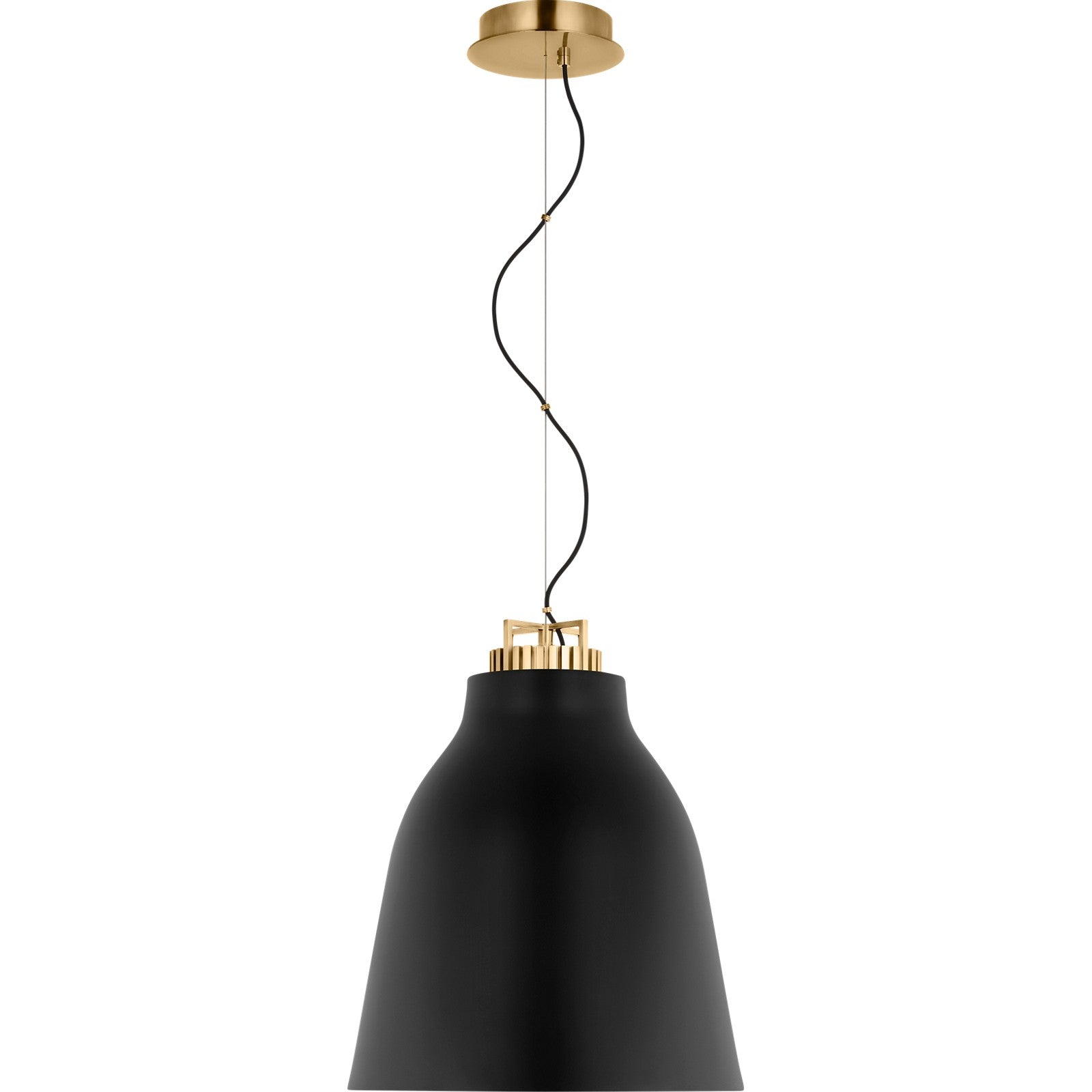 Forge Medium Tall Pendant - Visual Comfort Modern 5
