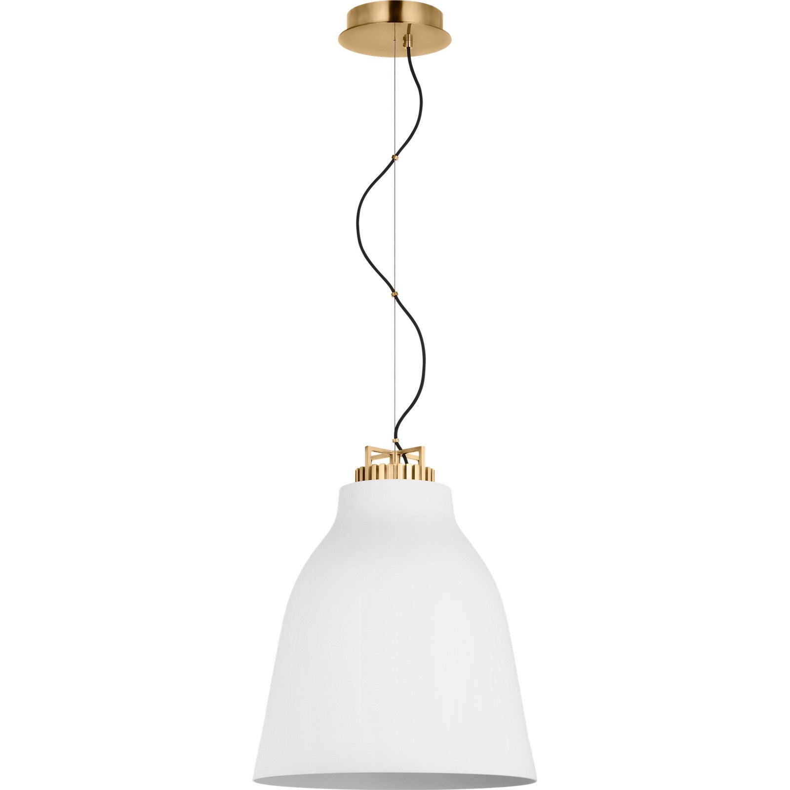 Forge Medium Tall Pendant - Visual Comfort Modern 6