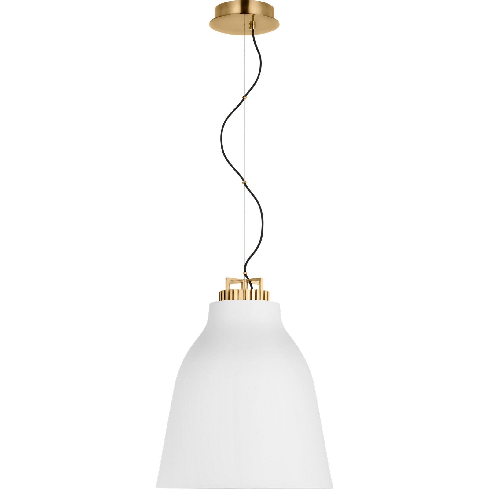 Forge Medium Tall Pendant - Visual Comfort Modern 9