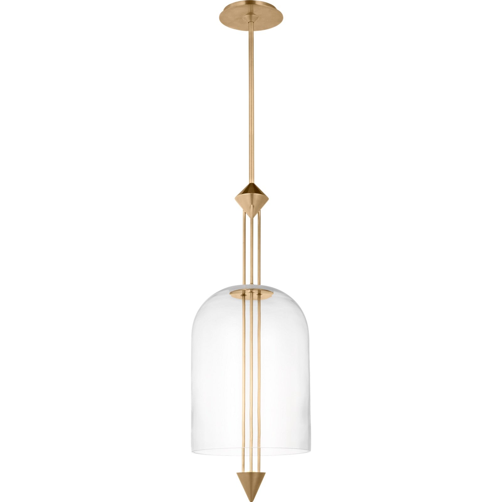 Cathedral Medium Pendant - Visual Comfort Modern 8