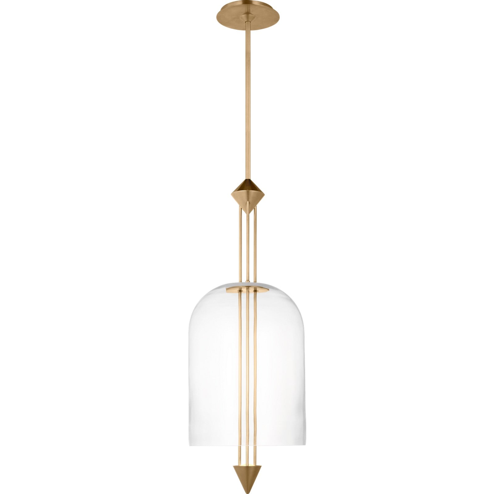 Cathedral Medium Pendant - Visual Comfort Modern 5