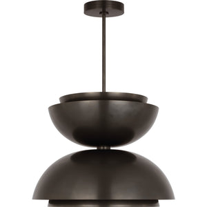 Shanti X-Large Double Asymmetric Pendant - Visual Comfort Modern 1