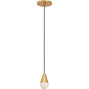 Cupola Alabaster 1-Light Pendant - Visual Comfort Modern 6