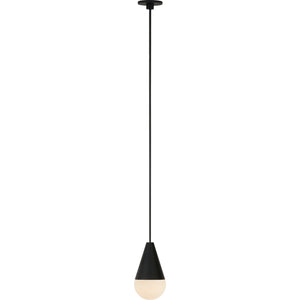 Cupola Alabaster 1-Light Port Alone Pendant - Visual Comfort Modern 3