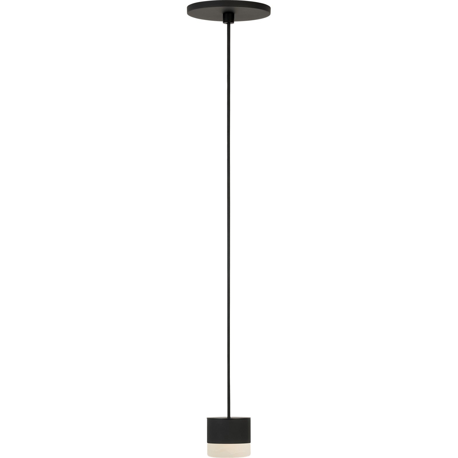 Gable Alabaster 1-Light Pendant - Visual Comfort Modern 5