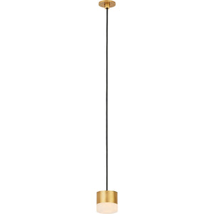 Gable Alabaster 1-Light Port Alone Pendant - Visual Comfort Modern 3