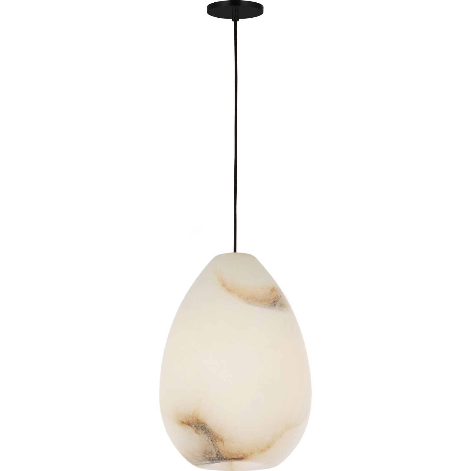 Alina Alabaster Small Pendant - Visual Comfort Modern 4