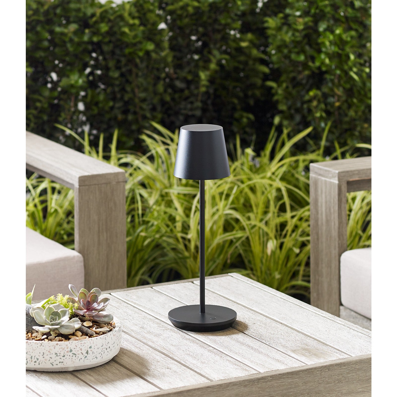 Nevis Accent Rechargeable Table Lamp - Visual Comfort Modern 36