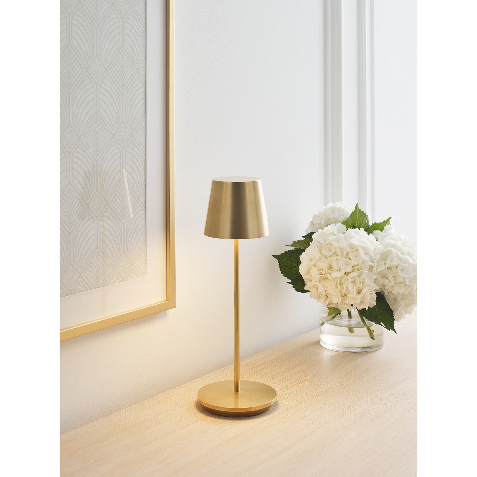Nevis Accent Rechargeable Table Lamp - Visual Comfort Modern 57