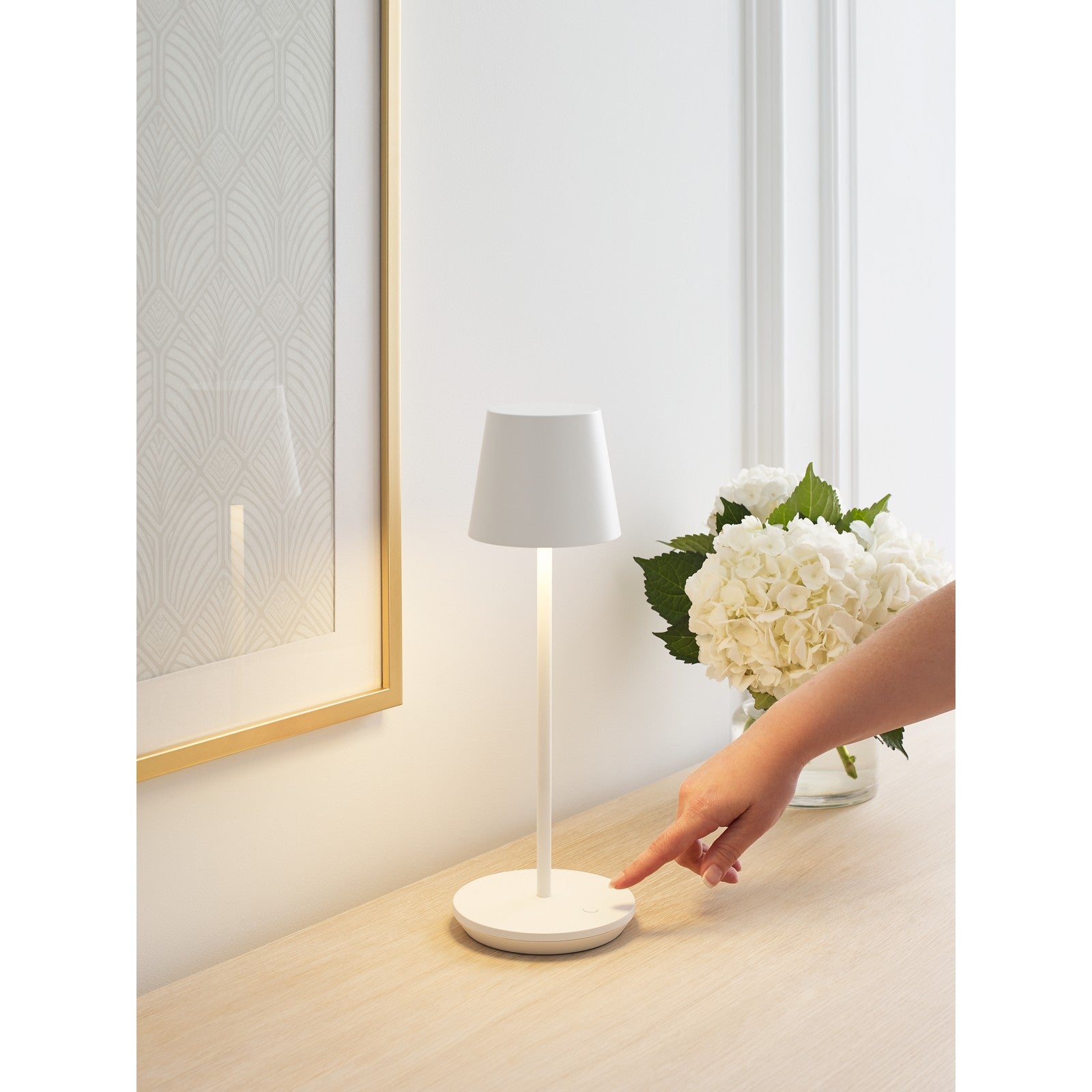 Nevis Accent Rechargeable Table Lamp - Visual Comfort Modern 77