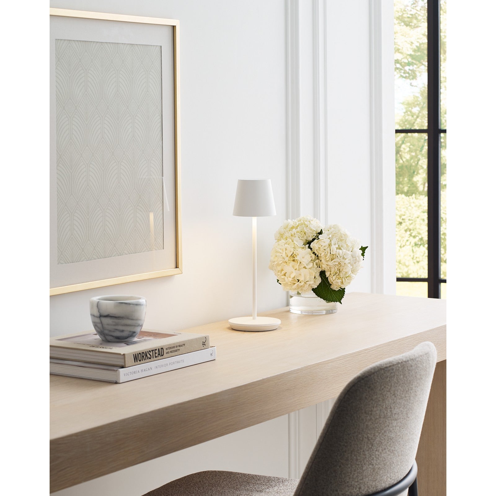 Nevis Accent Rechargeable Table Lamp - Visual Comfort Modern 82