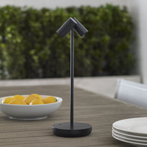 Doppia Accent Rechargeable Table Lamp - Visual Comfort Modern 8