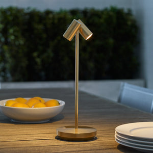 Doppia Accent Rechargeable Table Lamp - Visual Comfort Modern 53