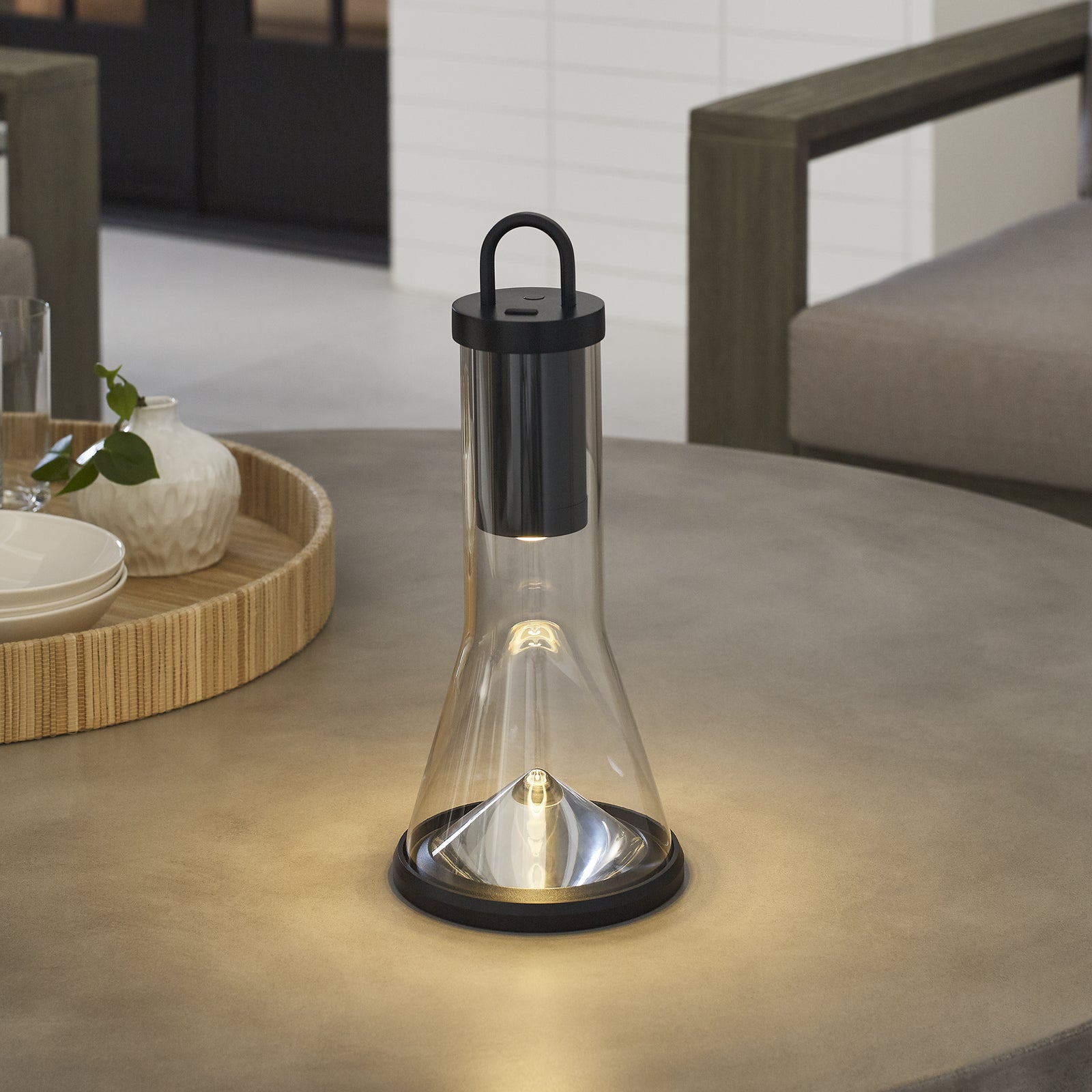 Kandella Accent Rechargeable Table Lamp - Visual Comfort Modern 5