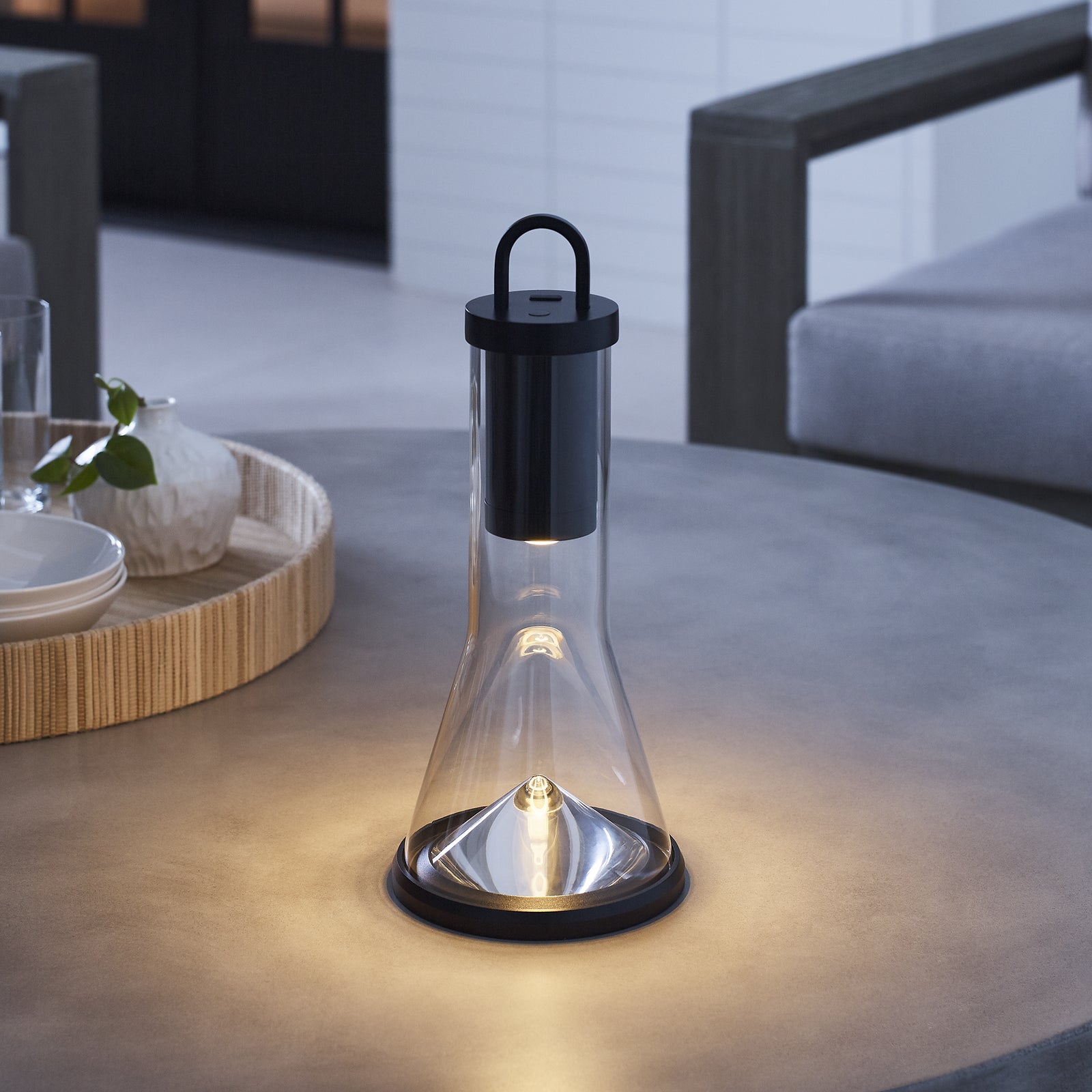 Kandella Accent Rechargeable Table Lamp - Visual Comfort Modern 7