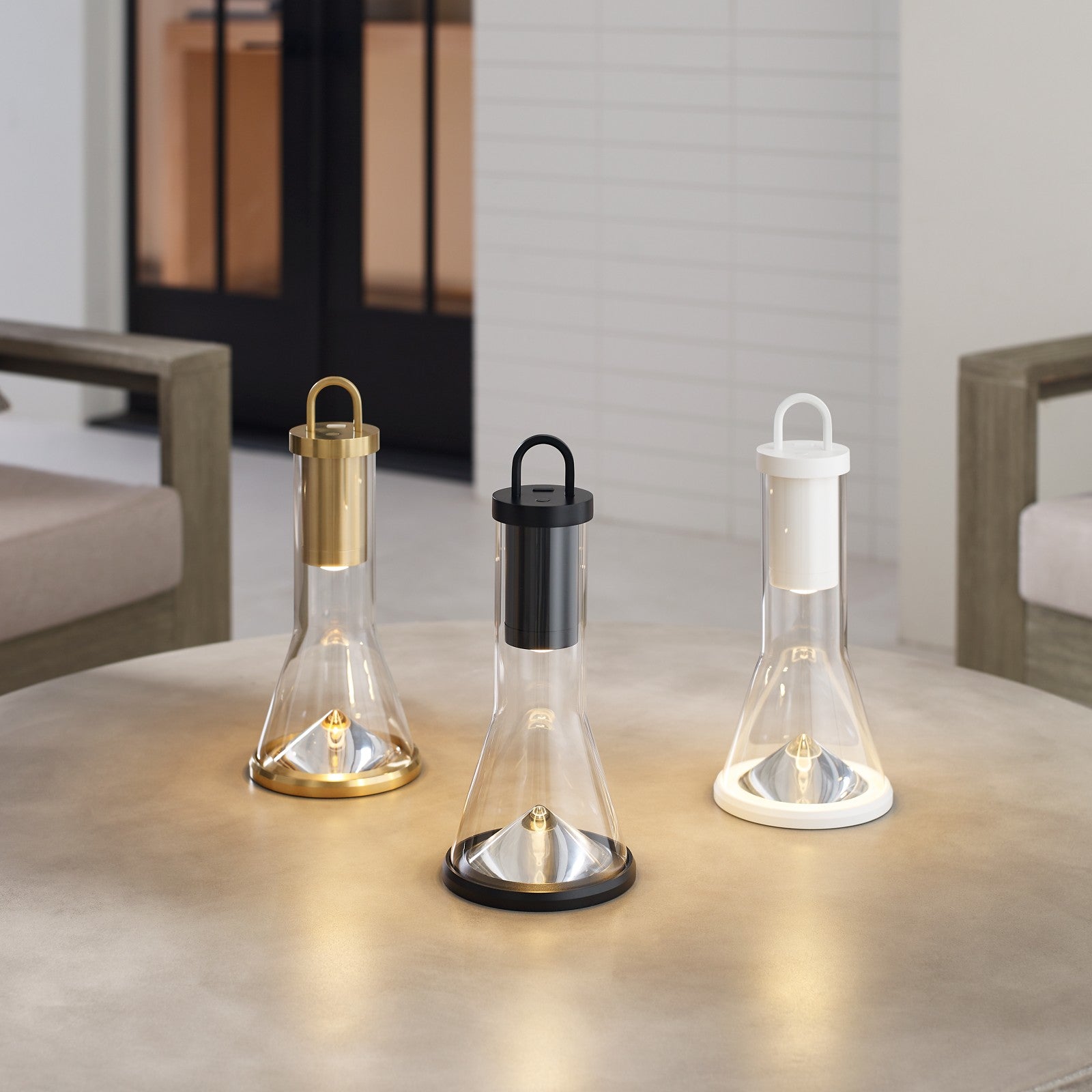 Kandella Accent Rechargeable Table Lamp - Visual Comfort Modern 8
