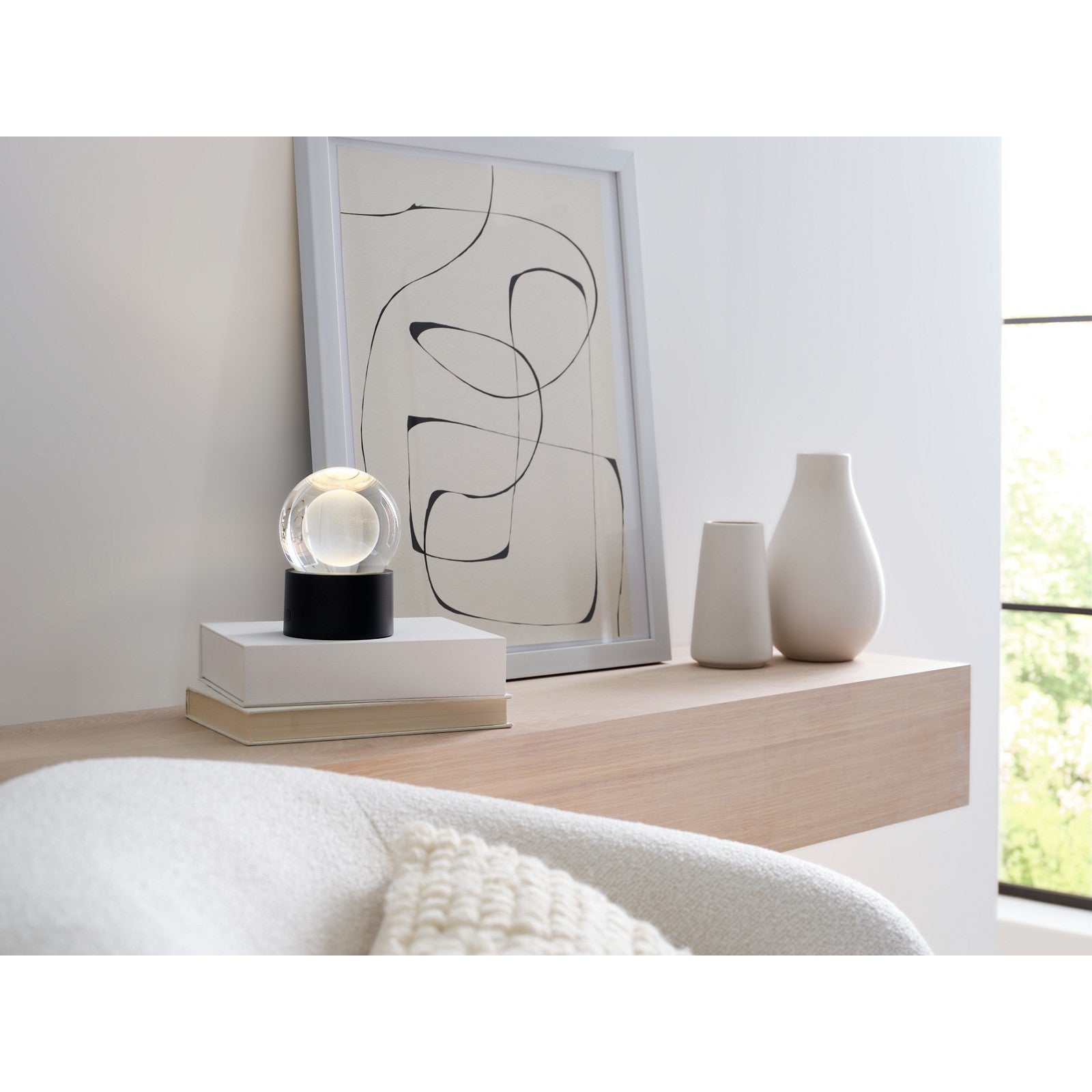 Mina Accent Rechargeable Table Lamp - Visual Comfort Modern 16