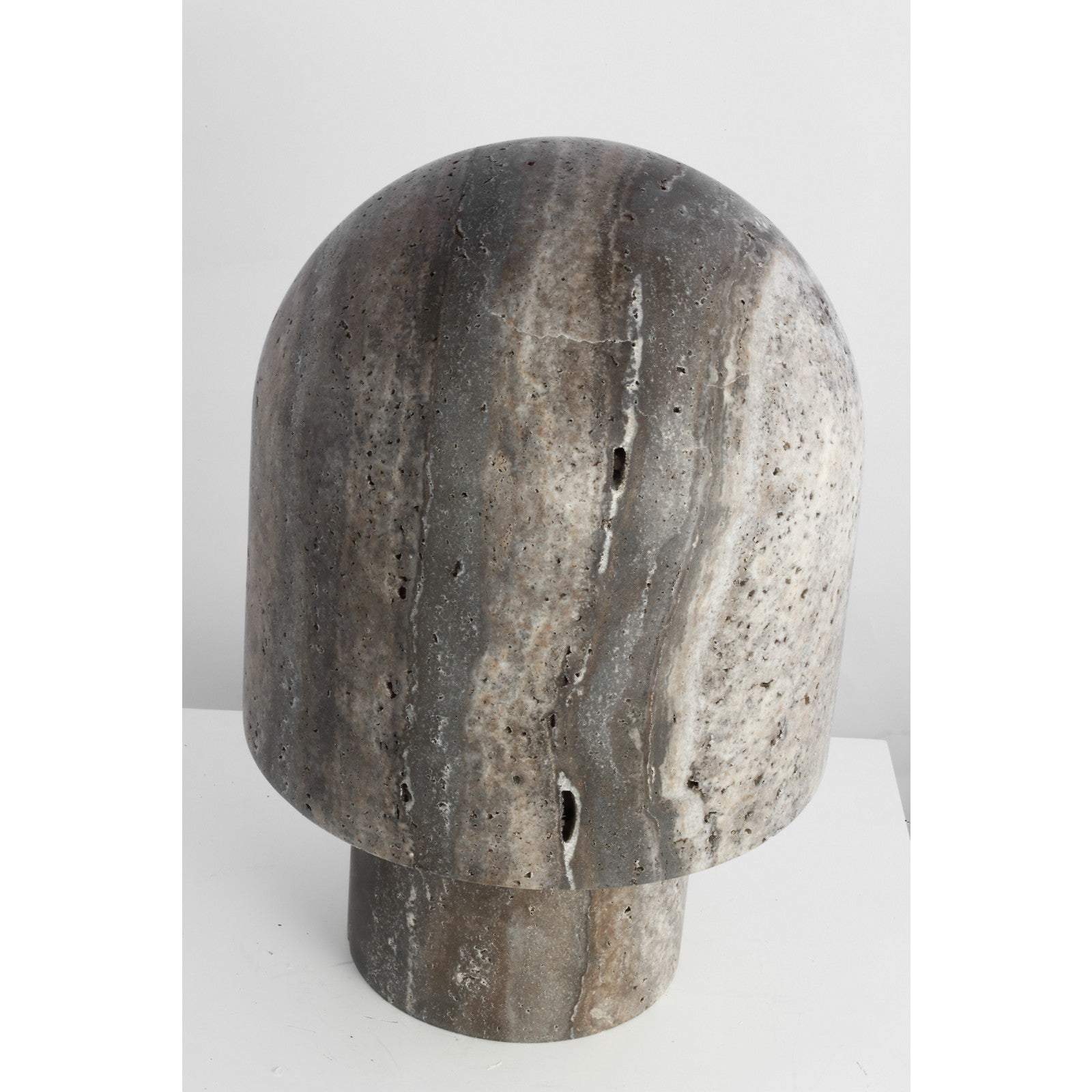 Kennett Small Travertine Table Lamp - Visual Comfort Modern 5