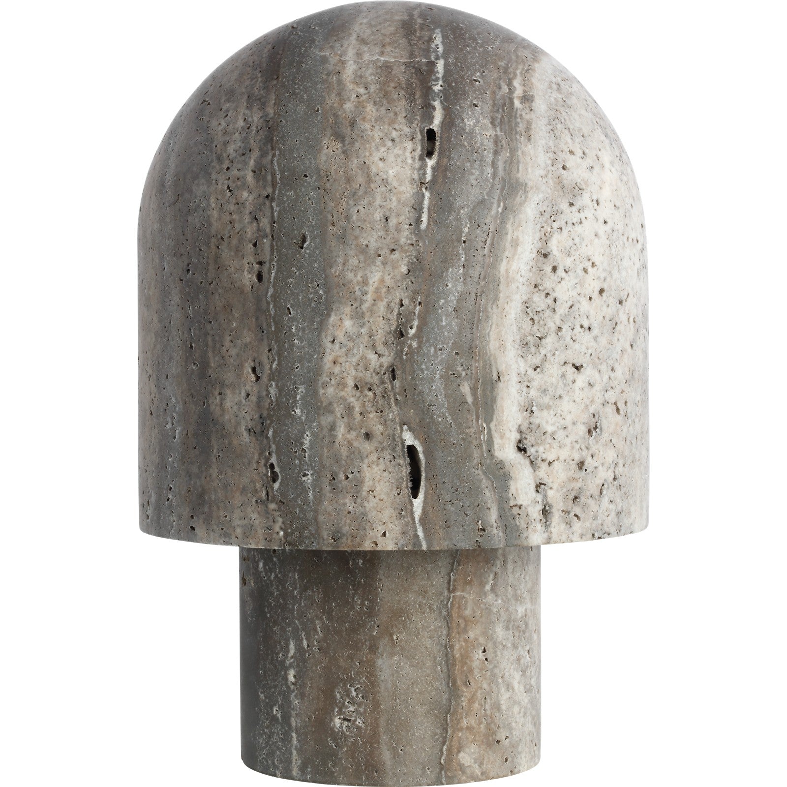 Kennett Small Travertine Table Lamp - Visual Comfort Modern 2