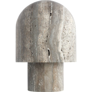 Kennett Small Travertine Table Lamp - Visual Comfort Modern 1