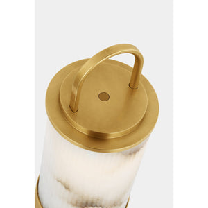 Tawa Alabaster Accent Rechargeable Table Lamp - Visual Comfort Modern 3
