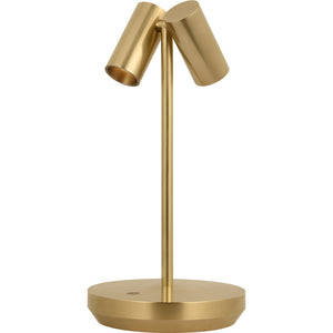 Doppia Short Accent Rechargeable Table Lamp - Visual Comfort Modern 23