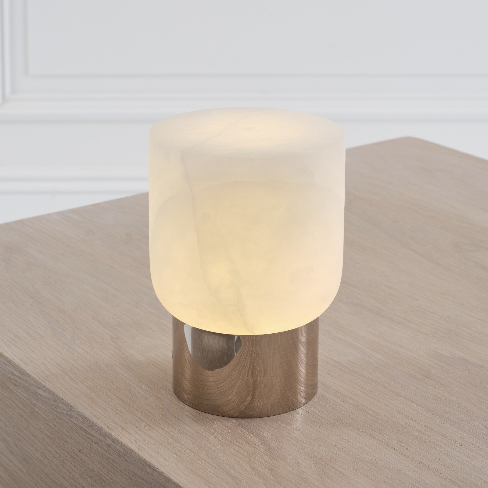 Caspe Alabaster 7 Rechargeable Table Lamp - Visual Comfort Modern 27