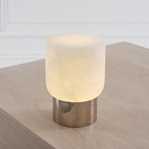Caspe Alabaster 7 Rechargeable Table Lamp - Visual Comfort Modern 27