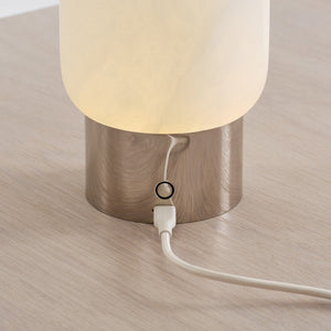 Caspe Alabaster 7 Rechargeable Table Lamp - Visual Comfort Modern 24