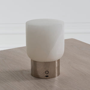 Caspe Alabaster 7 Rechargeable Table Lamp - Visual Comfort Modern 25