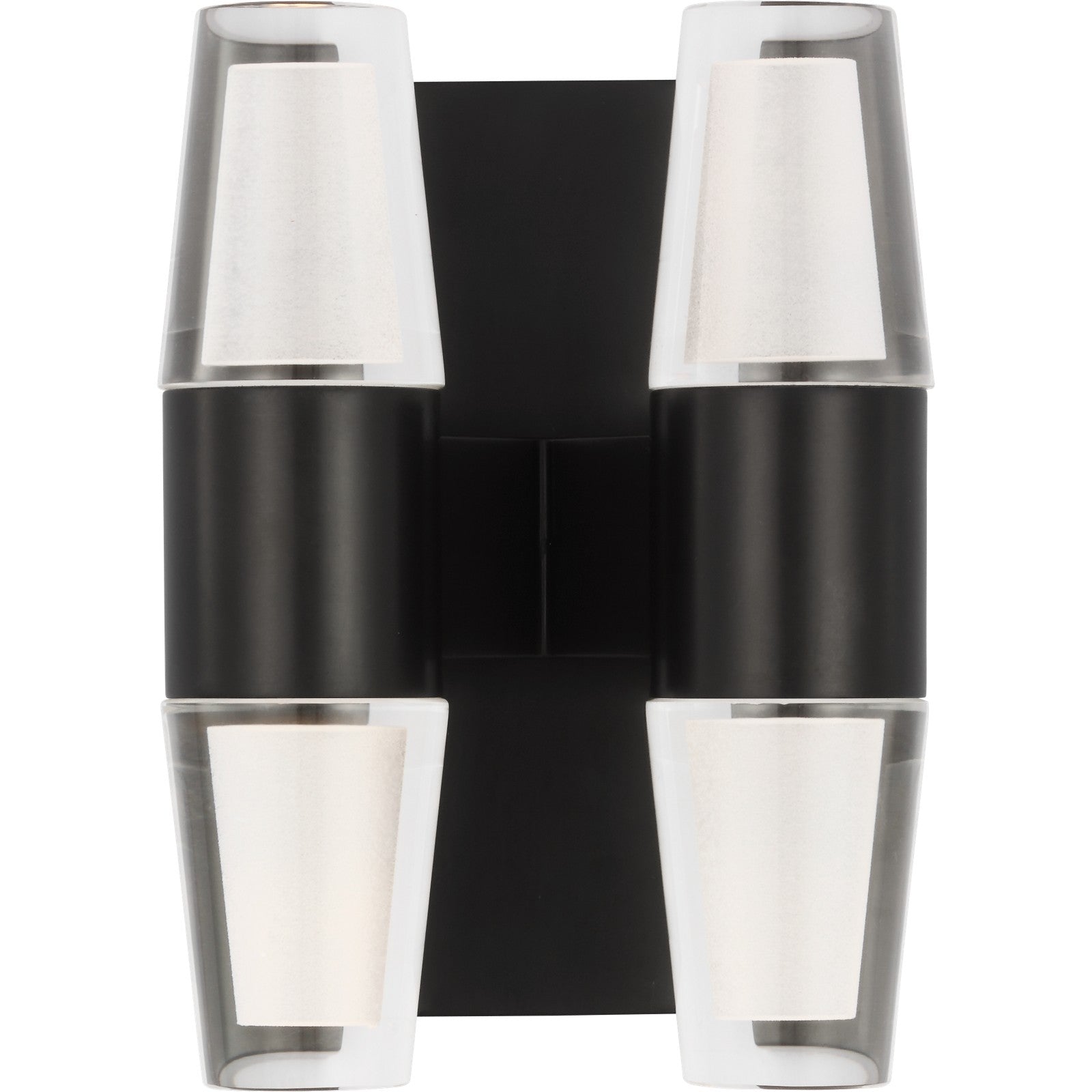 Lassell Double Short Sconce - Visual Comfort Modern 1