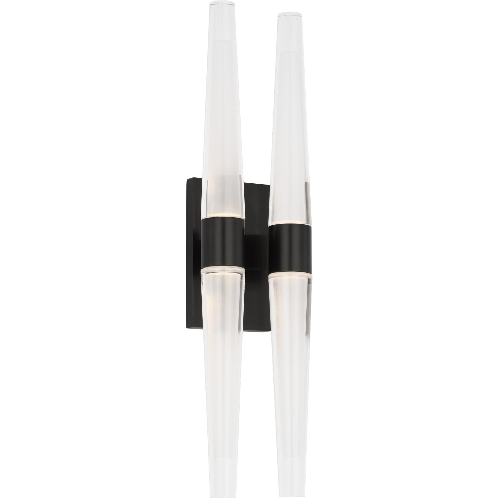 Lassell Double Tall Sconce - Visual Comfort Modern 2
